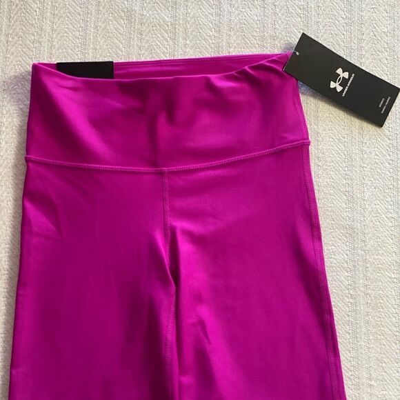 Under Armour Women’s XSmall HeatGear® Bike Shorts Meteor Pink - Picture 5 of 7